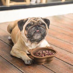 Portable Folding Silicone Dog Bowl