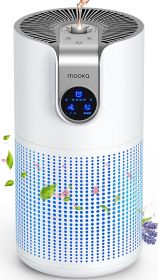 Air Purifiers for Home Large Room Up to 1500ft² with Aromatherapy, MOOKA HEPA Air Purifier for Bedroom Pets Kitchen