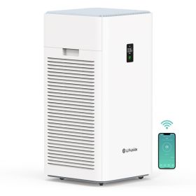 Lifubide Large Room Air Purifier, H13 True HEPA,4555 Sq.Ft Coverage,24dB Low Noise for Bedroom, Removal Of 99.99% 0.01 Microns Particles