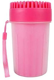 Portable Paw Cleaner - Dog Paw Washer Cup for Small / Medium / Large Dogs (Color: pink, size: small)