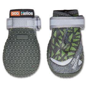 Helios 'Surface' Premium Grip Performance Dog Shoes (Color: Green, size: small)